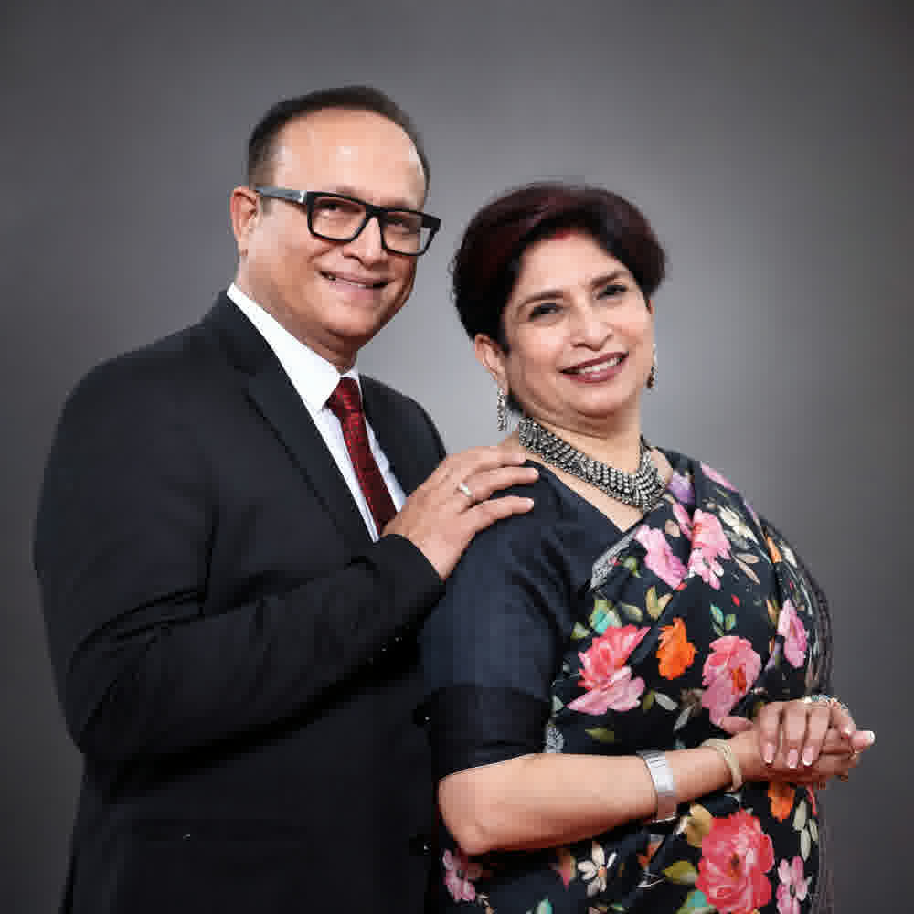 DG Dr. Rita Kalra with Dr. Sanjay Kalra